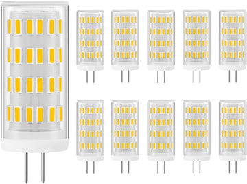 G4 LED Bulb 5W, 12V-24V 40W G4 Halogen Equivalent, Warm White 3000K, Non-Dimmable JC Type Bi-Pin Base Landscape