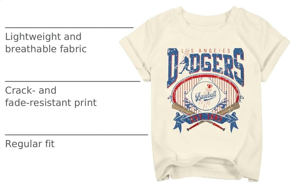 Baseball Game Day Short Sleeve Tee Toddler Boys Girls Team Fan Kids Top