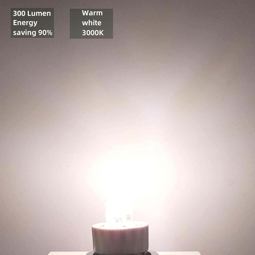 G4 LED Bulbs AC/DC 12V 20W Halogen Light Bulb Equivalent JC Bi-Pin Base G4 T3 3W 300 Lumen Warm White 3000K