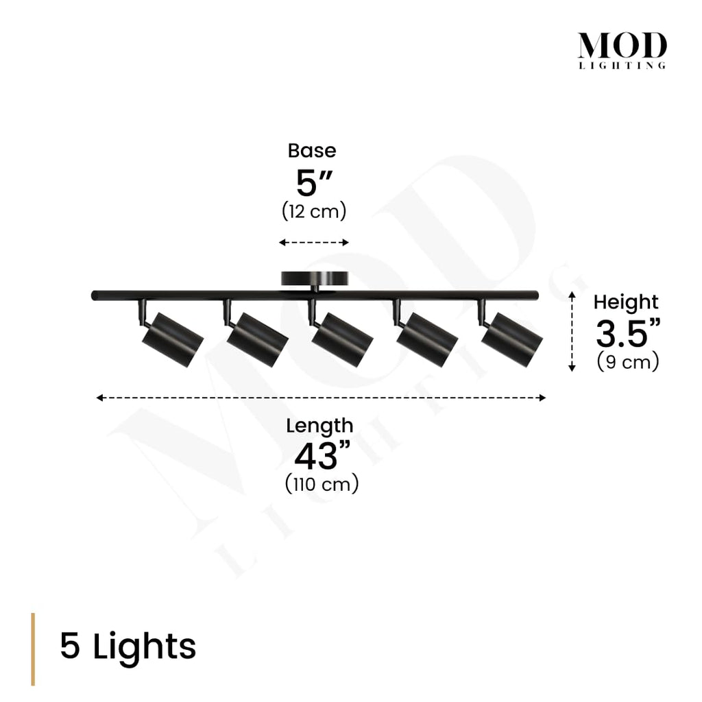 Harris | Modern Track Lights LED, Indoor Ceiling Light Fixture Island Ceiling Lighting, Solid Brass Light Fixture