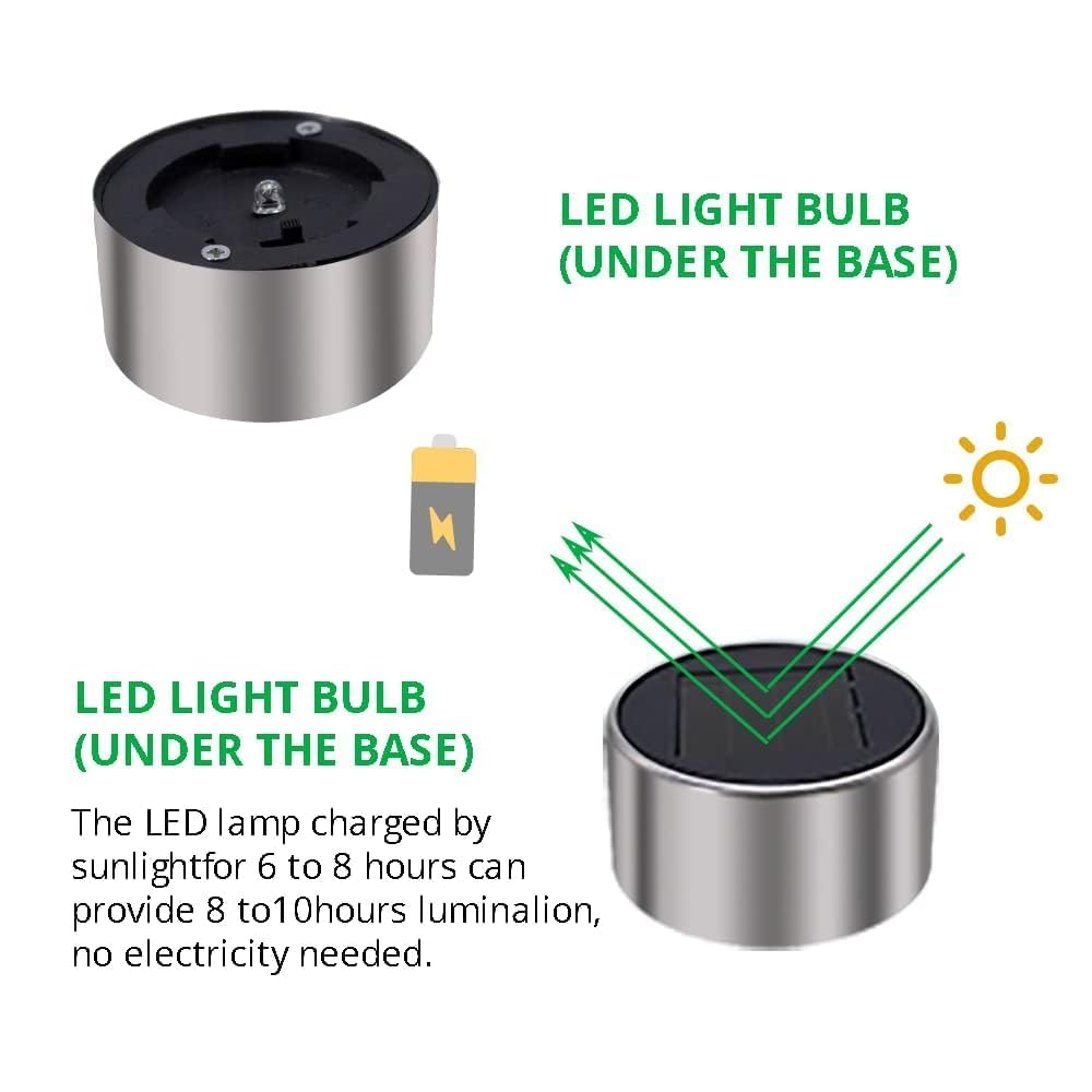 Solar Lights Outdoor Waterproof, Solar Garden Lights, Multicolor, 16Pack
