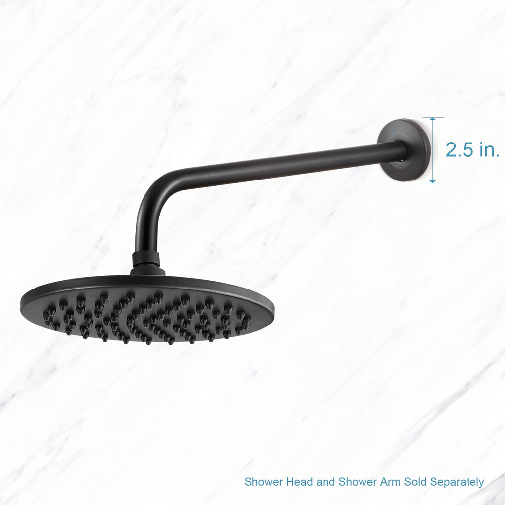 Shower Arm Flange Oil Rubbed Bronze 2.5" in Outer Diameter Replacement Shower Head Arm Escutcheon Plate Suitable for