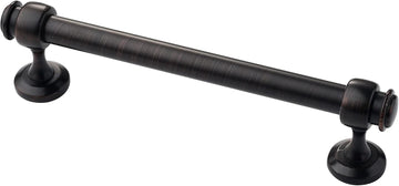 10 Pack Oil Rubbed Bronze Cabinet Pulls, 5 Inch(128mm) Hole Centers Cabinet Handles Kitchen Hardware Straight Bar for Cabinets and Drawer AL3082ORB
