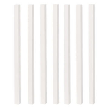 Square 1 3/4" Wooden balusters 1 3/4"x 36" 5361 (Pre Finished White, 36")