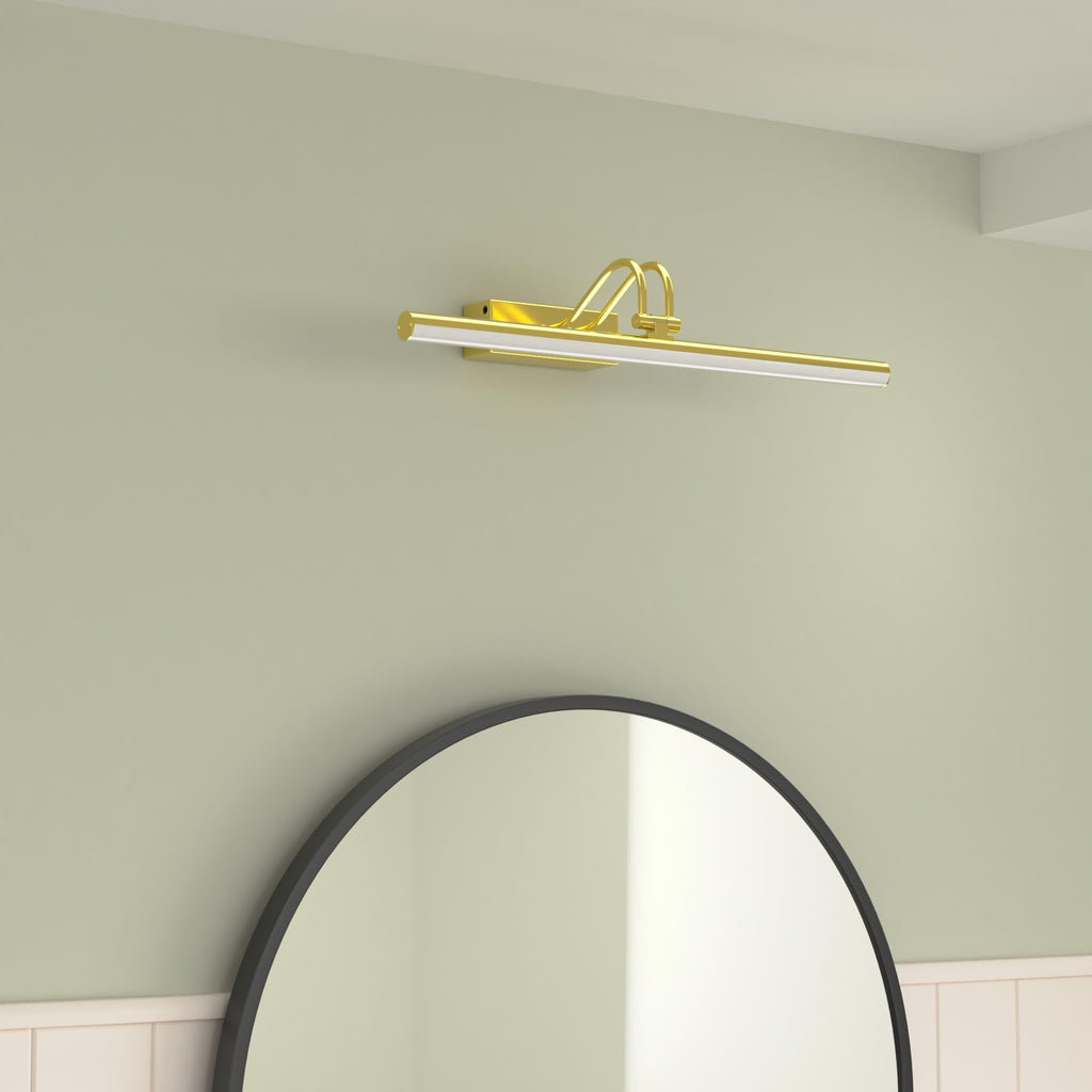 Picture Light,5000mAh Wireless Wall Light,20" Art Light,Plated Gold