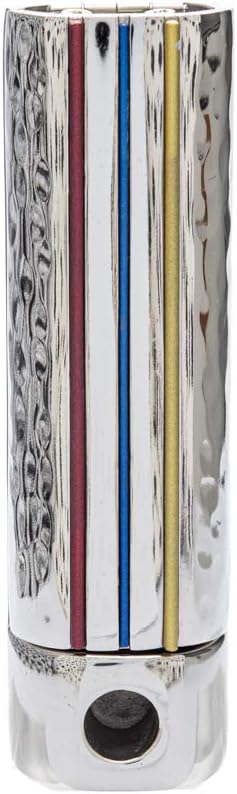 Folding Travel Hanukkah Chanukah Hammered Metal Multicolor (HTM-1)
