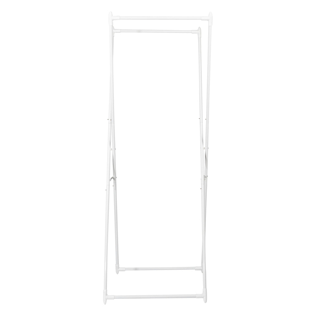 Valet Folding Clothes Rack, Strong Metal X-Frame, Chic Design, Great for Guest and Dressing Rooms, Portable and Easy