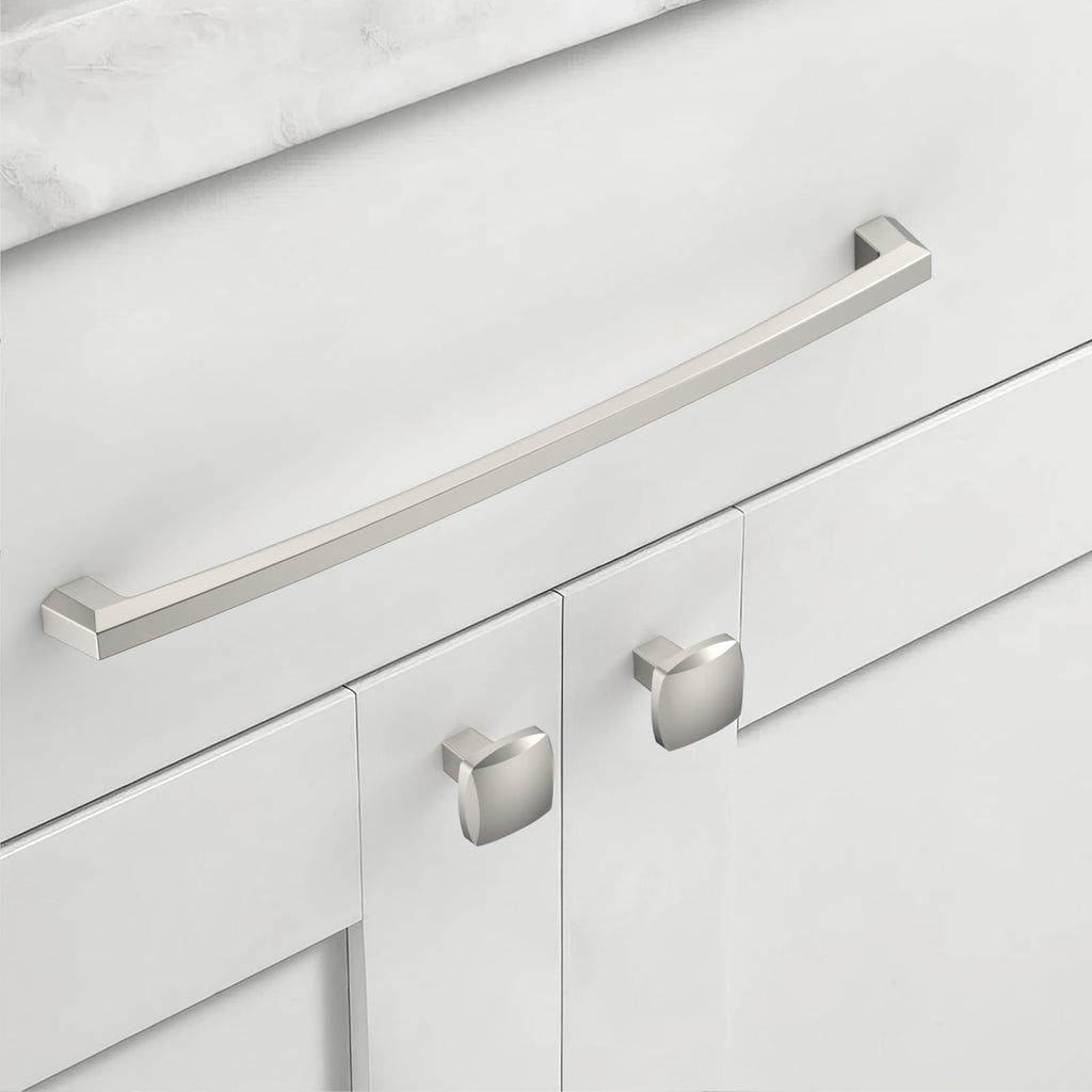 6 Pack 12.6 inch Brushed Satin Nickel Kitchen Cabinet Handles