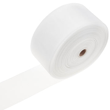 54 Yards Translucent Drapery Buckram, 3.15 Inch White Heading Tape, Sew-in Fabrics Drapes Sewing Window Curtains
