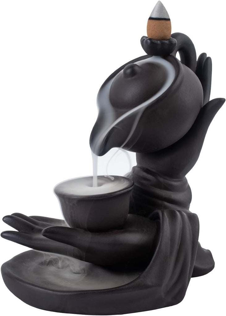 Waterfall Incense Burner Buddha Hand Backflow Incense Waterfall Burner Smoke Incense Holder Waterfall with 100 - Set of 100