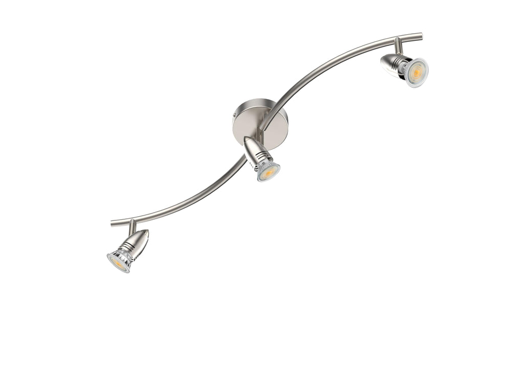 Lumens Flush Mount Track Lighting Fixtures Ceiling, 3-Light, 28 Inch