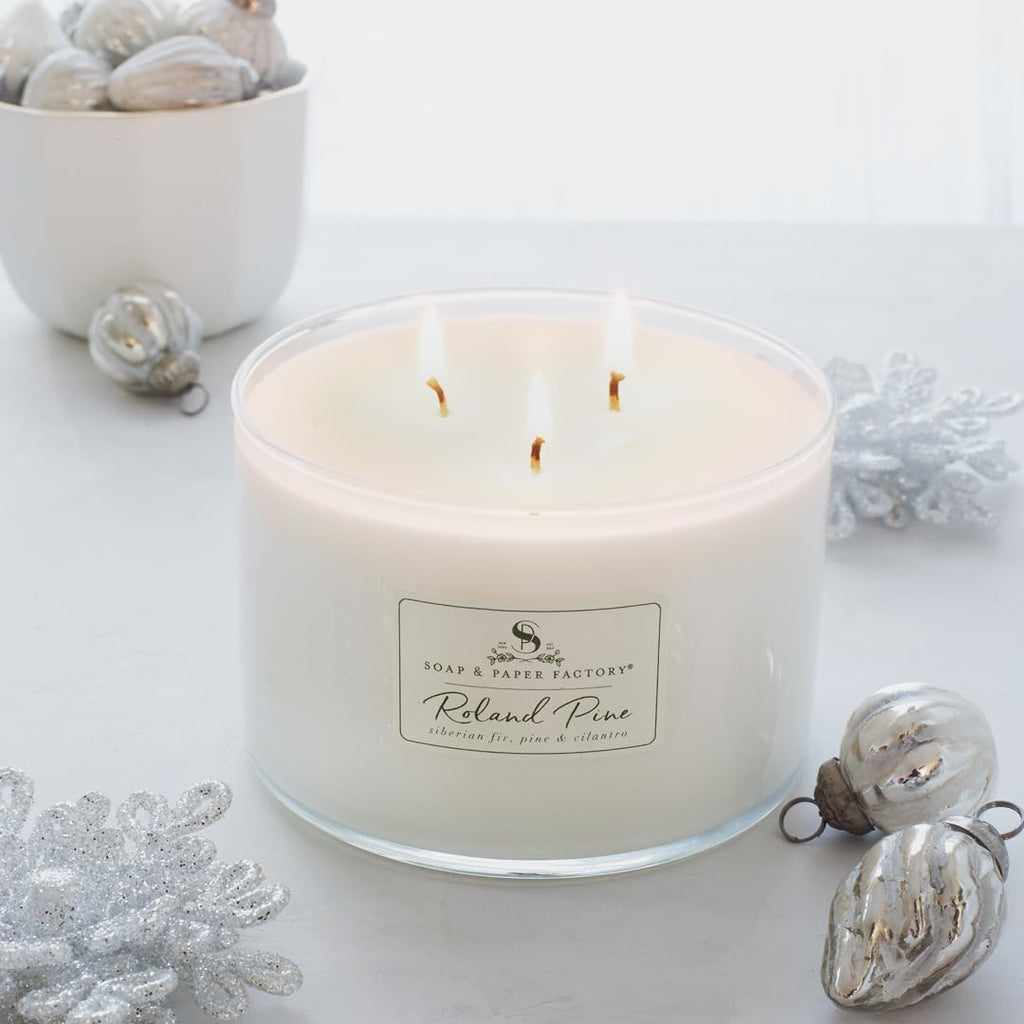Roland Pine 18 oz Three-Wick Soy Candle