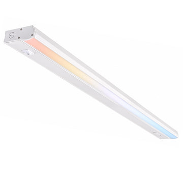 LED Under Cabinet Lighting, Hardwired Installation, 32 Inch, 24W, 5CCT Color Selectable