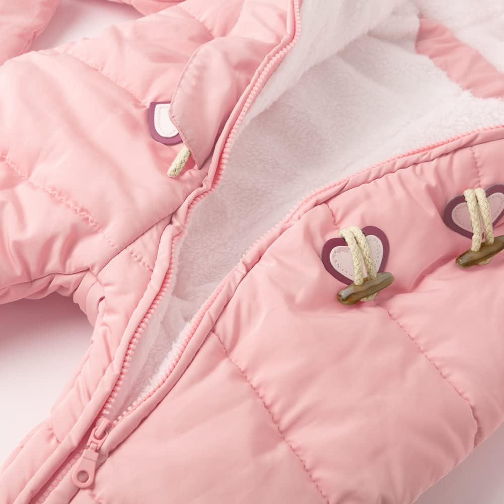 Unisex Baby Footed Winter Snowsuit