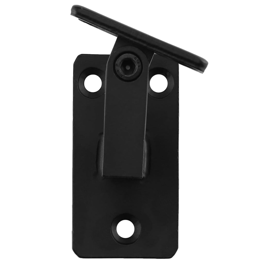 Adjustable Handrail Bracket, 3" Heavy Duty Swivel Hand Rail Bracket for Stair Railing Staircase, Matte Black (8 Pack)