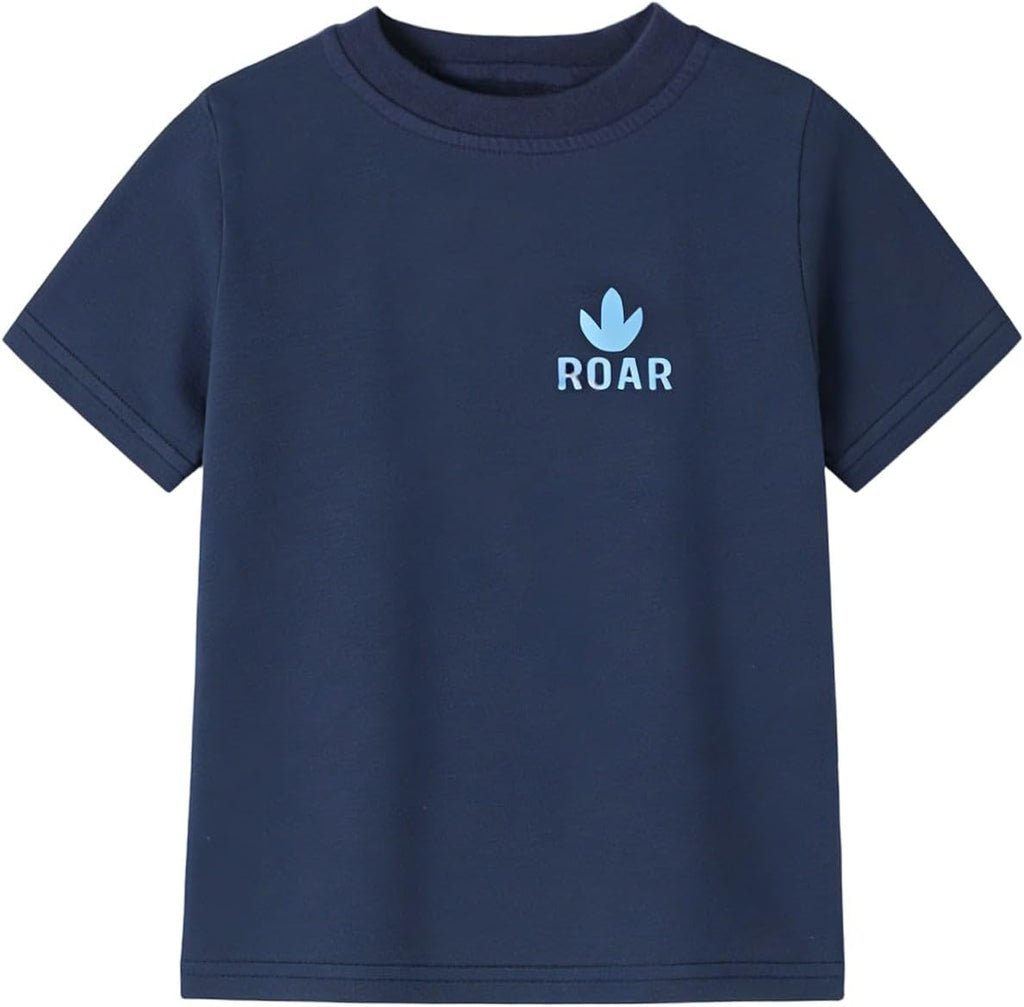 Boys T Shirts 3 Pack Toddler Boys Graphic Tee Shirts Cotton Short Sleeve Crewneck Tops for Little Boys