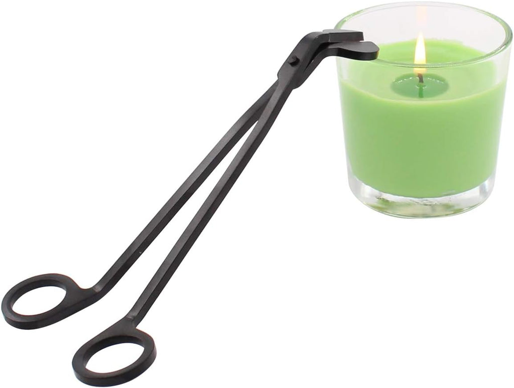 Stainless Steel Black Candle Snuffer Wick Trimmer Cut - Set of 3