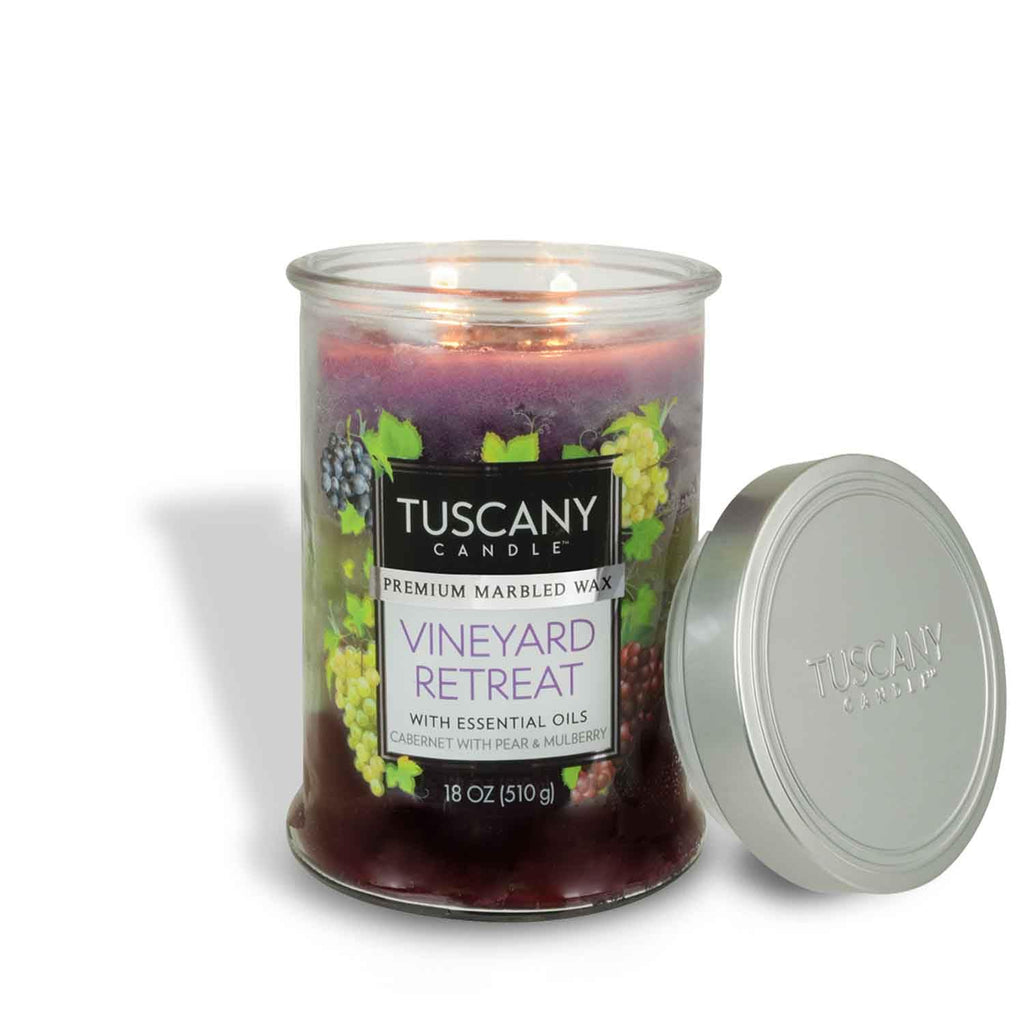 Vineyard Retreat Long-Lasting Scented Jar Candle, 18 oz