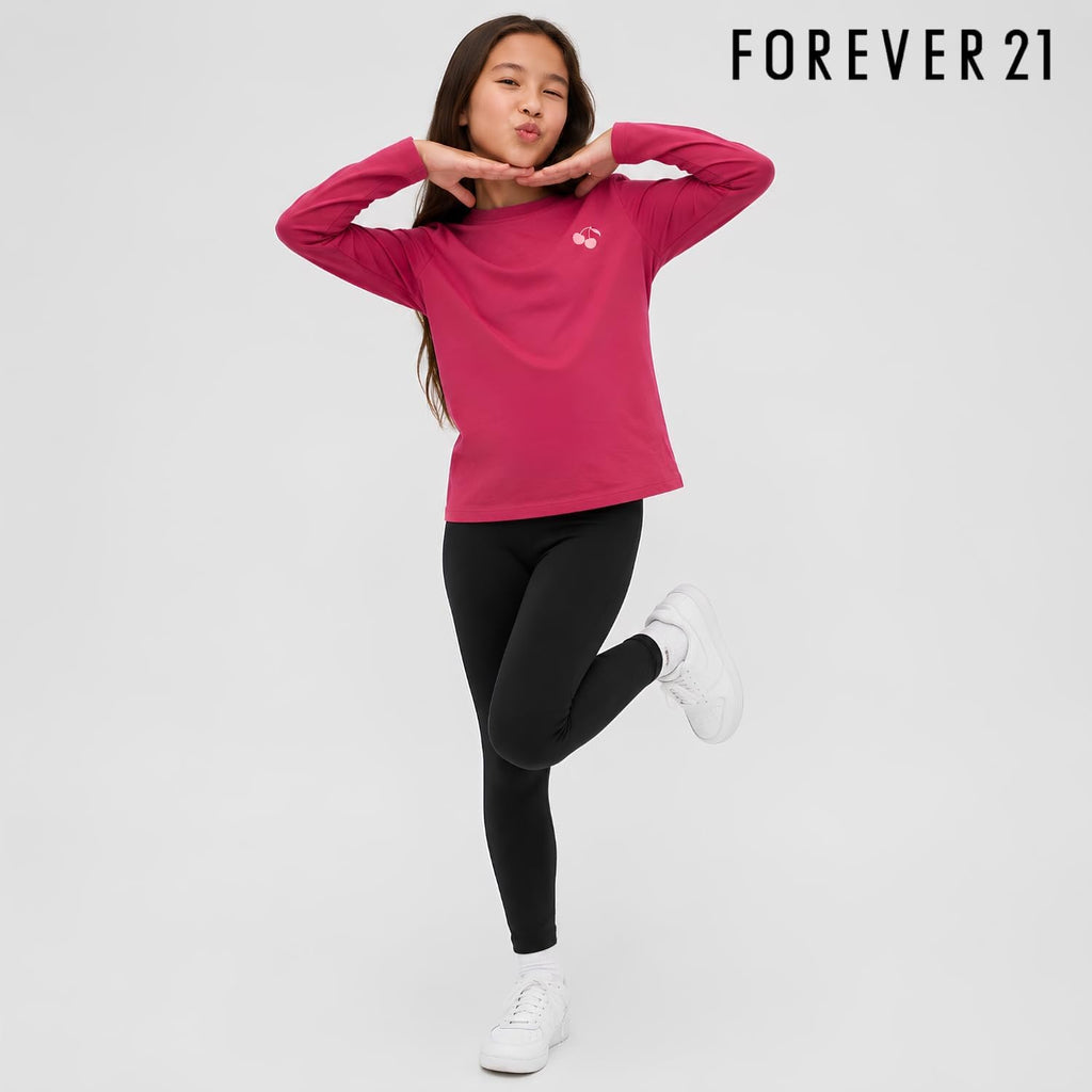 Girls Long Sleeve Shirts Pack, Soft Cotton Blend T Shirts