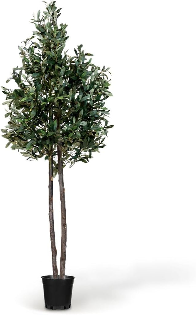 Fake Olive Tree 3 FT Lifelike Faux Plant Decor