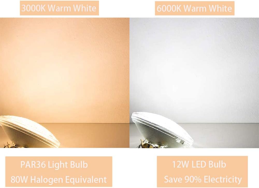 PAR36 LED Bulb 12V 12W 1280LM Outdoor Garden Landscape Lighting
