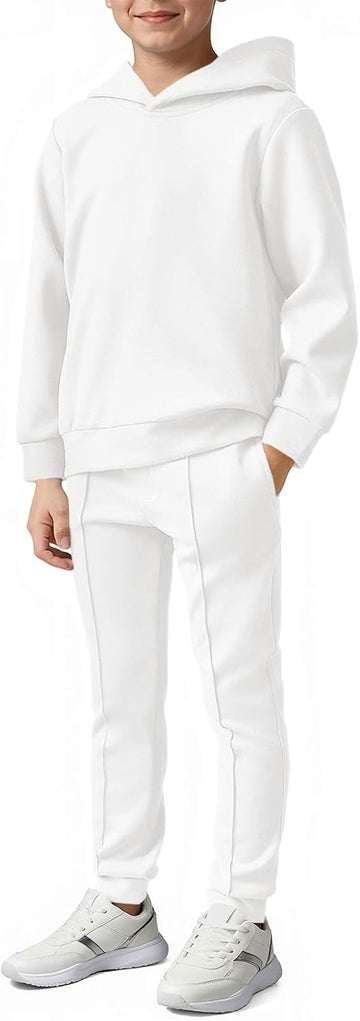 Boys Athletic Sweatsuit Kids Fashion Hoodies and Sweatpants Clothing Sets with Pockets