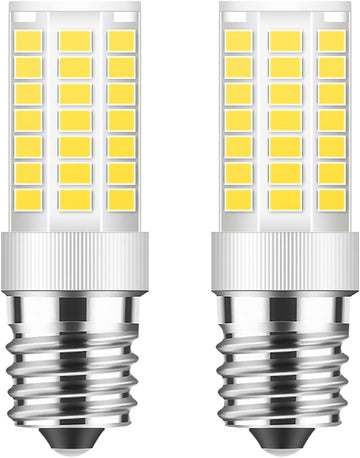 E17 LED Bulb Dimmable, 5W Microwave Oven Bulb, Daylight White 6000K, 40W Halogen Bulb Replacement for Microwave, Over