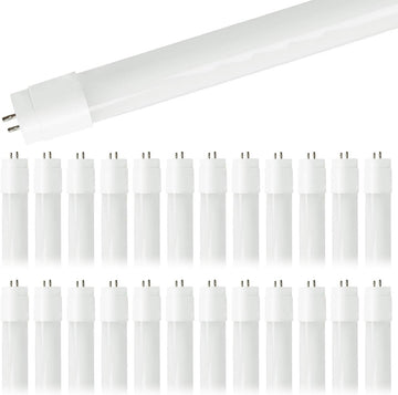 4-ft T8 LED Tube Lights, 15-Watt (32W Equivalent) 5000K Daylight, 2200-Lumens, 83 CRI, Type A Plug & Play (Pack of 25)