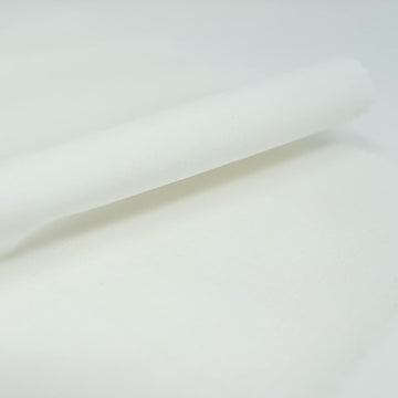 100% Cotton 44" Solid Color Sewing Fabric by The Bolt, White