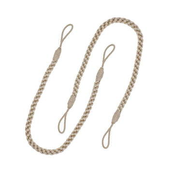 Curtain Tiebacks Ropes, 2pcs Decorative Handmade Tie Backs Curtain Holdbacks Holders Cord for Window Sheer Drapes