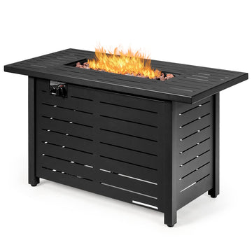 60, 000 BTU Rectangular Propane Fire Pit Table