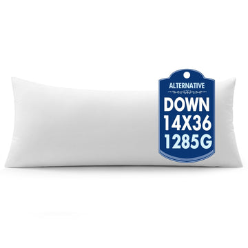 14x36 Inch Synthetic Down Alternative Lumbar Pillow Insert