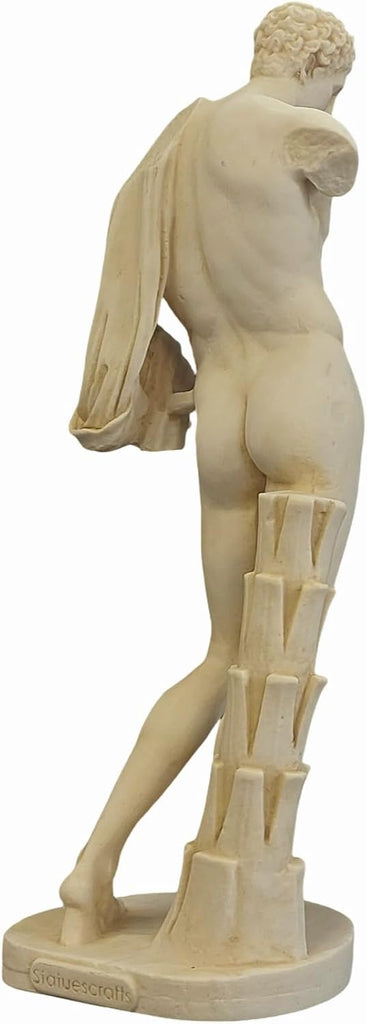 Hermes Statue Museo Pio Clementino Roman Sculpture Solid Alabaster Figurine Ancient Greek Roman Mythology Museum