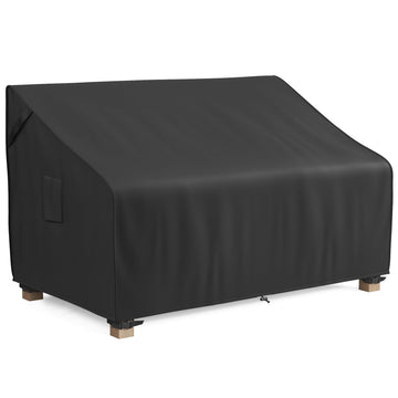 2-Seater Patio Loveseat Cover, Patio Furniture Covers Waterproof for Sofa, Heavy Duty Outdoor Couch Covers with Air