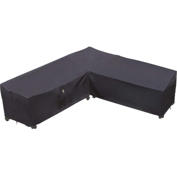 Heavy Duty Outdoor Sectional Sofa Cover, 100"x100" Waterproof 600D Patio Sectional Couch Protector, Lawn Patio