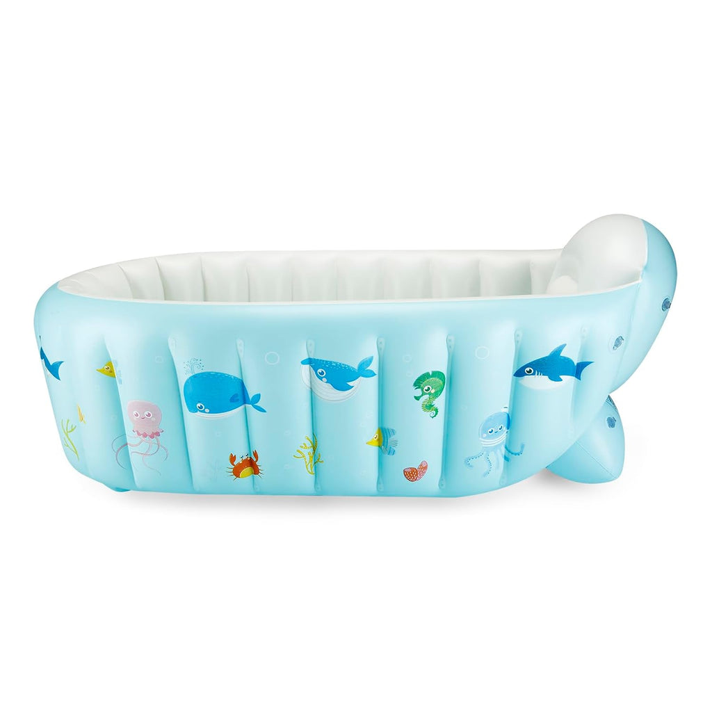 Inflatable Baby Bathtub, Portable Travel Bath Tub with Air Pump