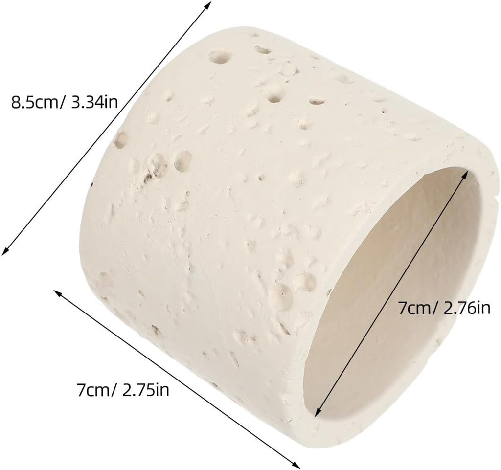 Empty Concrete Match Holder - Candle Match Storage Organizer for Farmhouse - Versatile Matchstick Dispenser Box