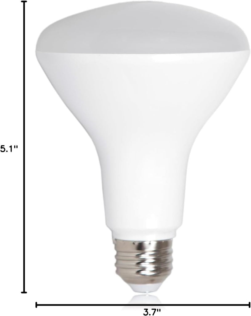 LED 75 Watt Equivalent BR30 Indoor Recessed Floodlight Can Light Bulb - Flicker-Free Dimmable, 11 Watt 3000k Warm