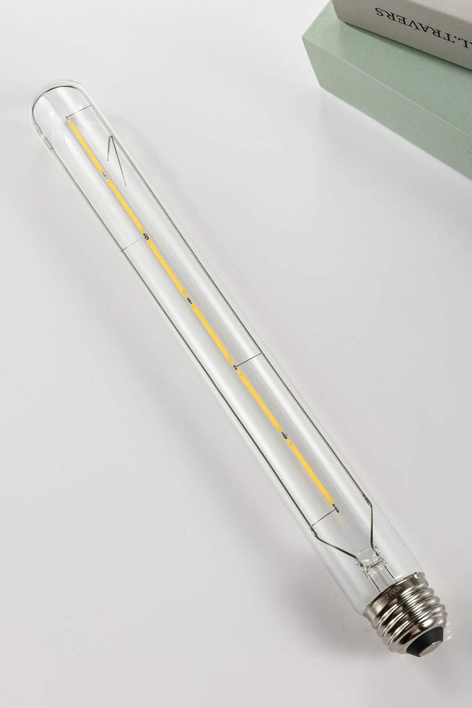 Vintage LED Filament Bulb T300, 6W Dimmable T10 Edison Light Bulb Long Tubular Antique LED Light,E26 Base,Clear