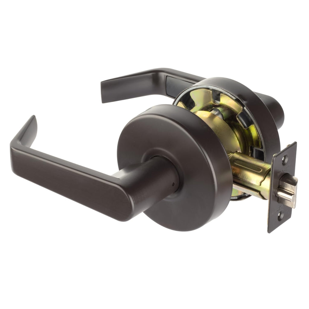 Augusta Storeroom Lever Lockset, ADA, Grade 2, Oil Rubbed Bronze