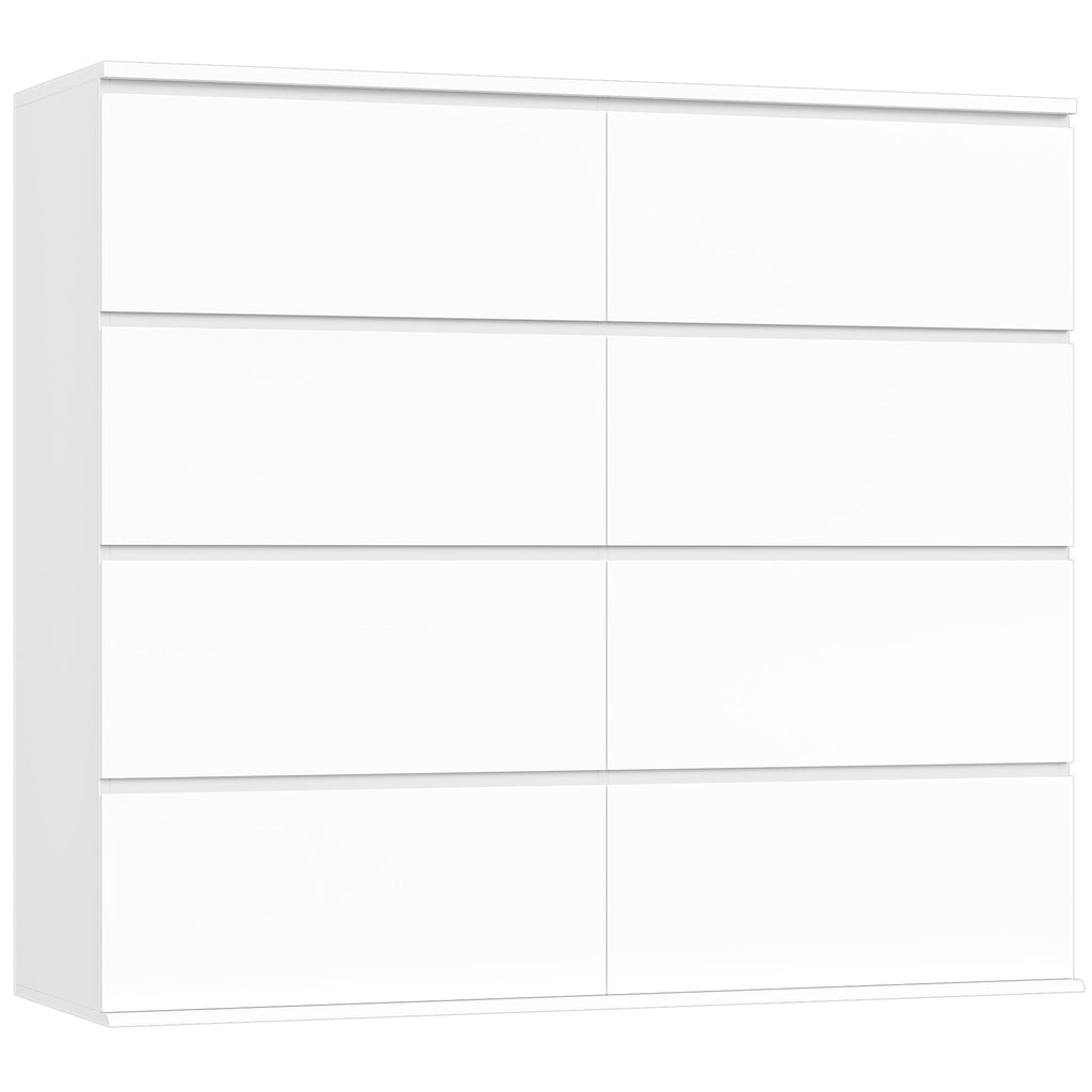 White Dresser, Dresser, 8 Drawer Chest of Drawers
