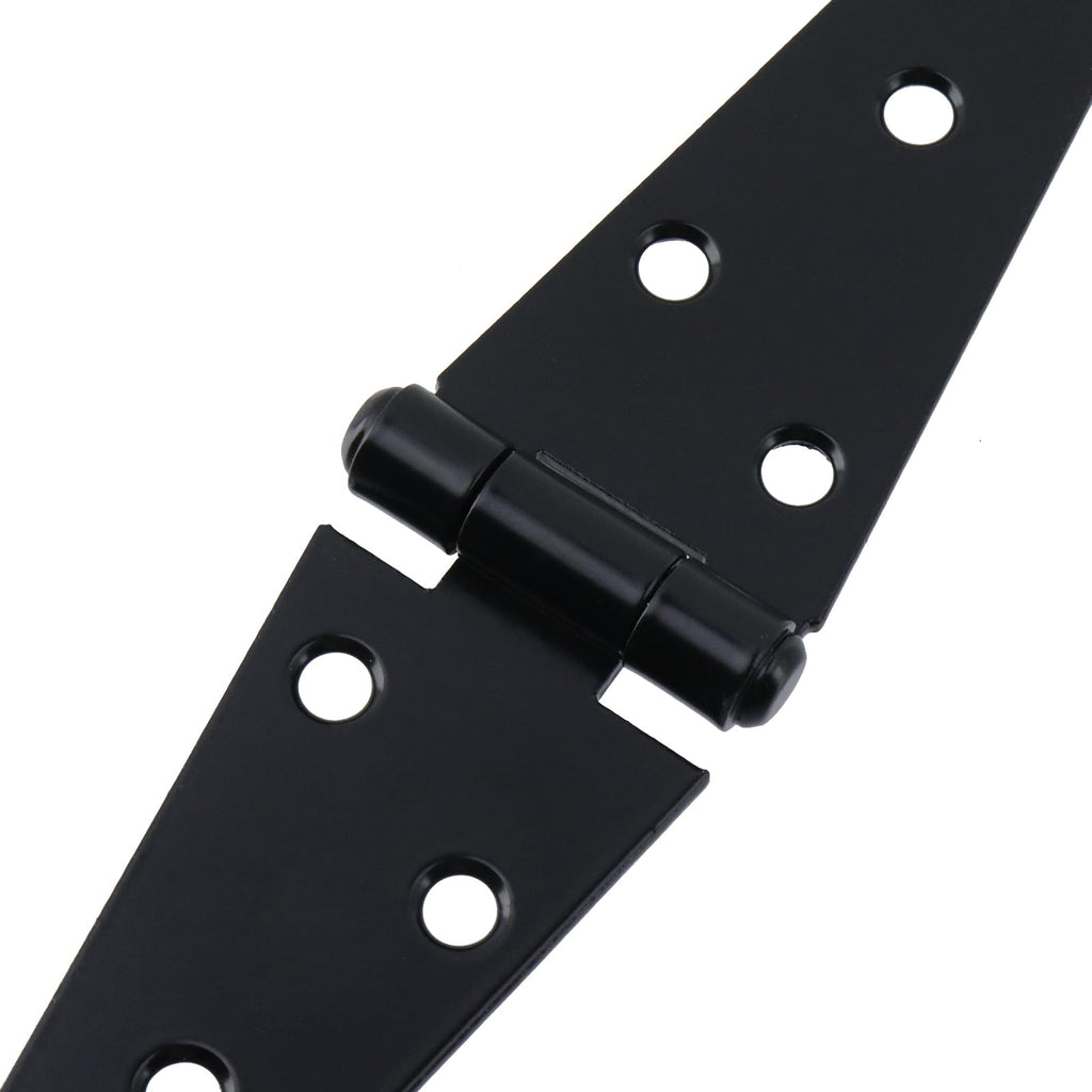 Black Strap Hinges 5.31-Inch Iron Door Hinge 2PCS