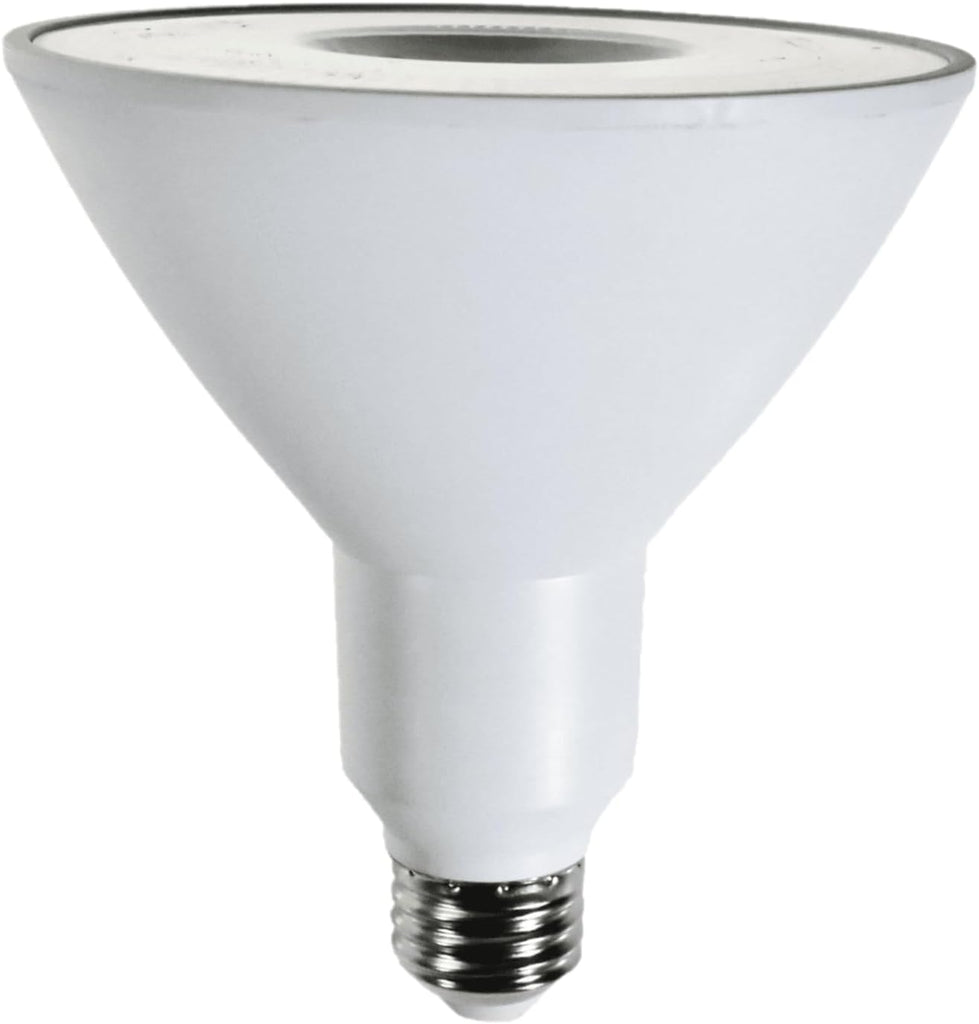 PAR38 LED Flood Light Outdoor Bulb Waterproof Exterior Spotlight 40° Beam Angle 3500K Neutral White Dimmable White
