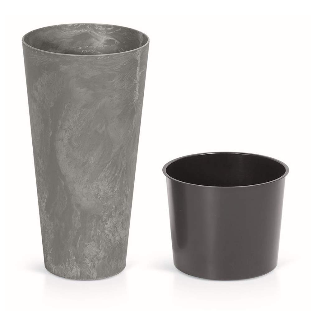 Tubus Slim Flowerpot, 30 x 57.2 cm, Concrete, 30x30x57.2 cm