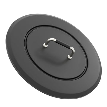 28.5'' Fire Pit Lid Round, Powder‐Coated Steel Fire Pit Cover with Handle