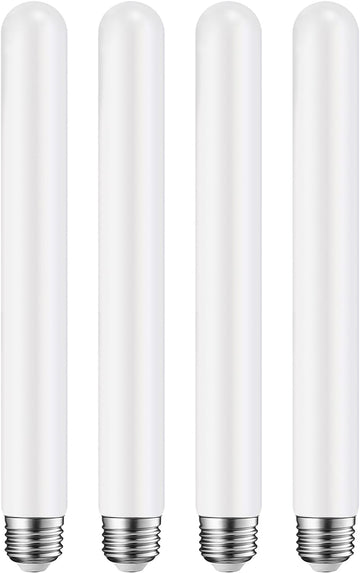 E26 LED Light Bulb T30 11.8inch Long Tubular Matt Opal Porcelain Dimmable Frosted LED Light Bulb,E26 Edison Bulb 12W