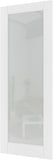 30 x 80 Interior Door Slab, Glass Door, Closet Door with Frosted Glass, Pantry Doors Solid Core 1 Panel Prebuilt Panel