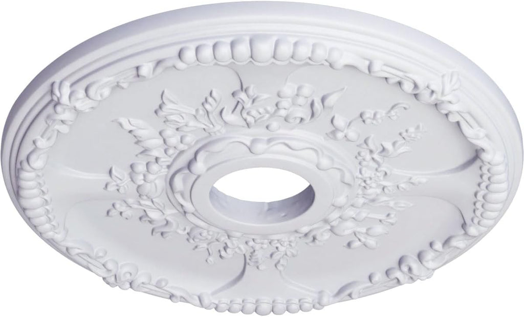 18-Inch OD x 3 1/2-Inch ID x 1 3/8-Inch P Antioch Ceiling Medallion