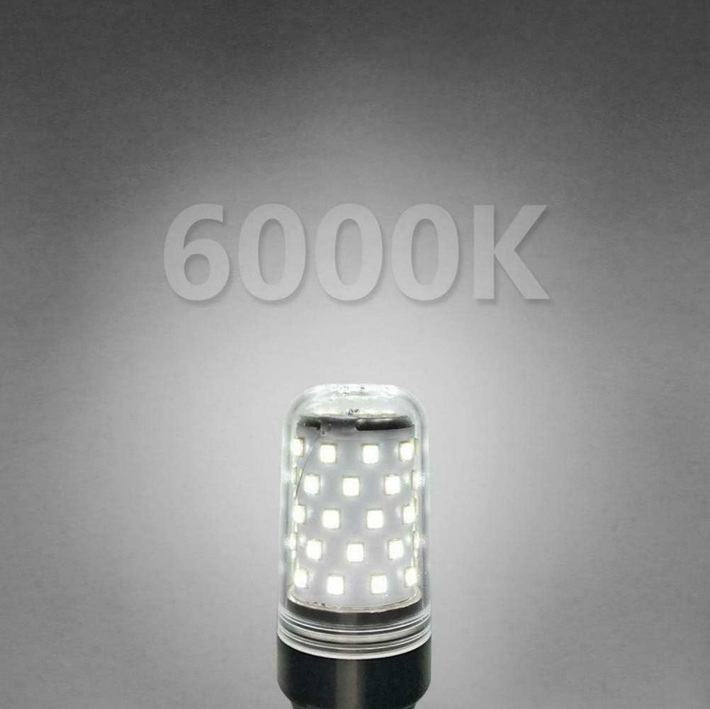 E27 LED Corn Bulbs 12W LED Candelabra Light Bulbs 100W Equivalent 12W LED Candle Bulbs,Daylight White 6000K,E26/E27