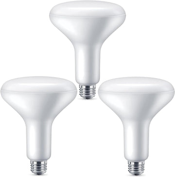 3PK - 10W BR40 LED 5000K - Daylight 800L Non-Dimmable Bulb - 60w Equiv
